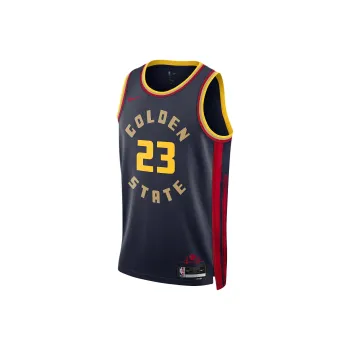 Nike x NBA Golden State WarriorsDri-Fit Draymond Green 2024/25 City Edition Basketball Jerseys Men's University Marine
