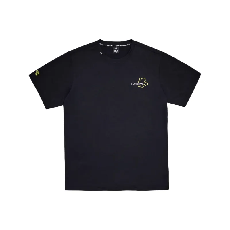 CORALIAN Badminton Jersey Unisex Black-0
