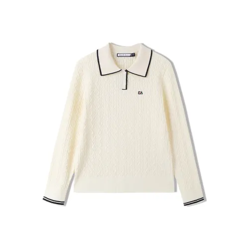 Elle Active Knitwear Women's Ecru