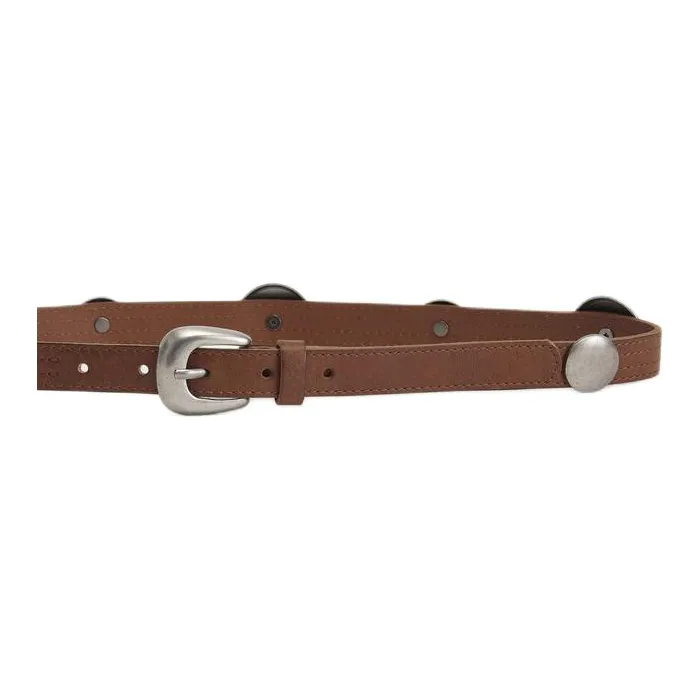 ZARA Leather Belts Women's Dark Brown -1