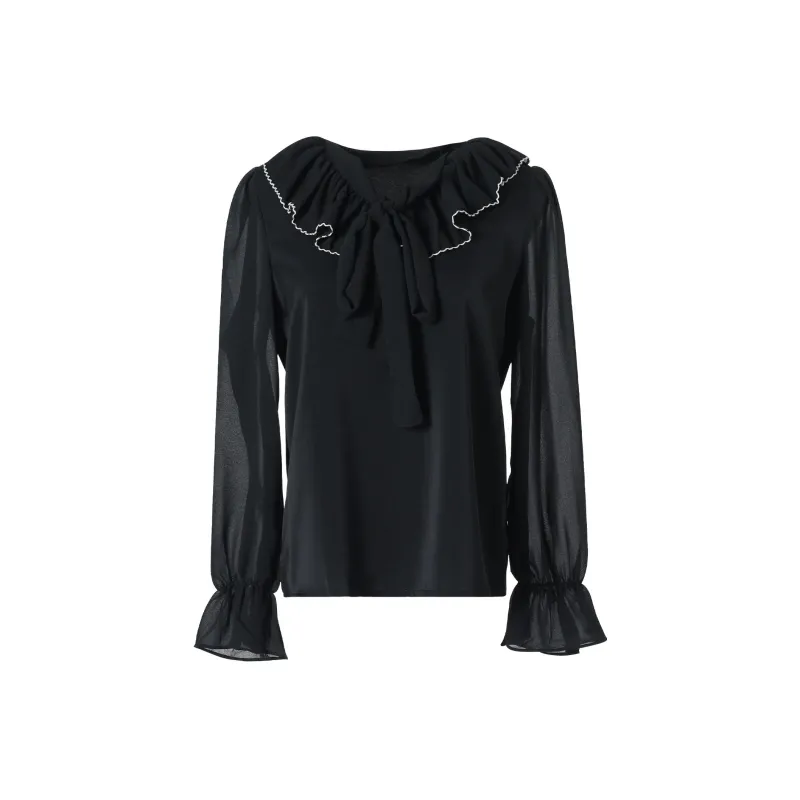 BEAUTIFUL CONFESSION Chiffon Shirts Women's-0
