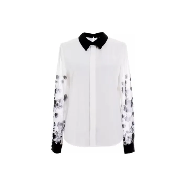 OUNIXUE Shirts Women's White-0