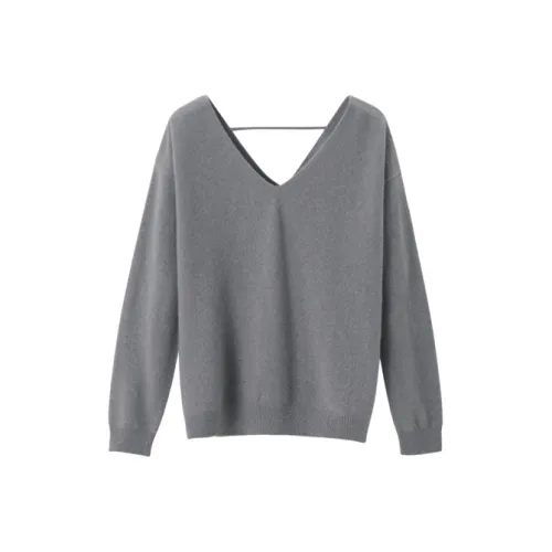 OVV Knitwear Women's Purple Gray B5