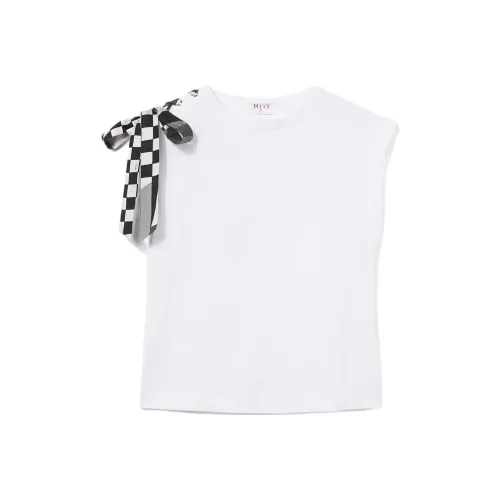 EMILIO PUCCI Check ribbon Cotton T shirt