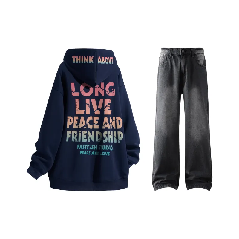 FASTFISH Sweatshirt Sets Unisex-48