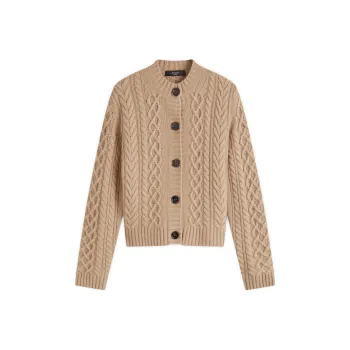 WEEKEND MaxMara Buttoned Crewneck Cardigan