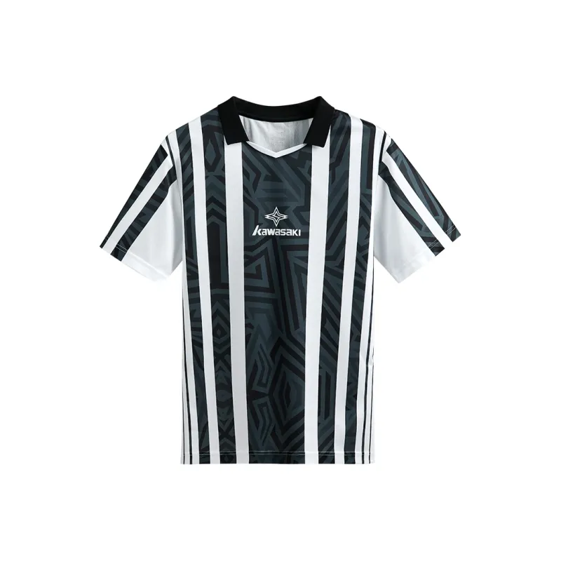 Kawasaki Vintage Collection Badminton Jersey Unisex Black White-0