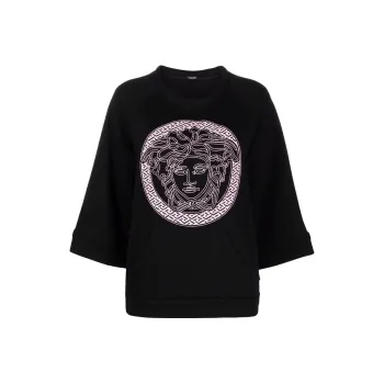 VERSACE FW22 Sweatshirt Women's Black