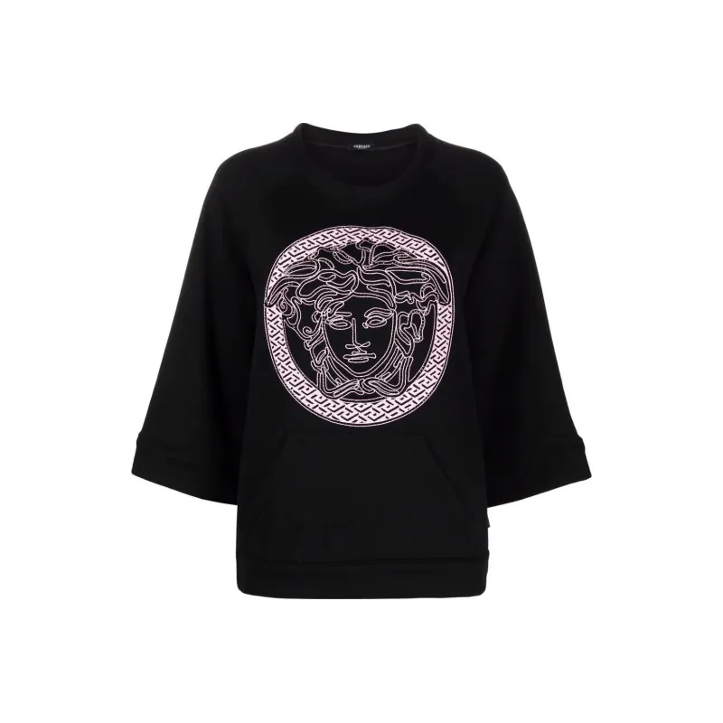 VERSACE FW22 Sweatshirt Women's Black-0
