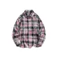 Pink Plaid Tie-Dye