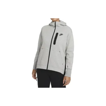 Nike Women's Tech Fleece Hoodie Dark Grey Heather/Black