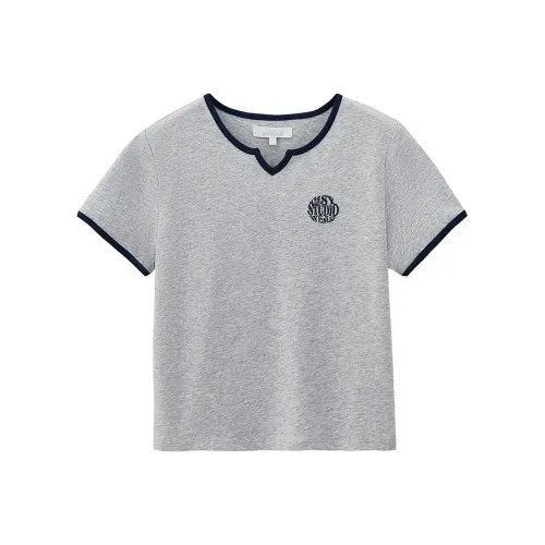MOUSSY 여성 티셔츠