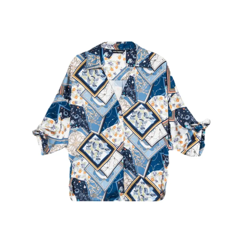 Hush Puppies Shirt Women's Dark Blue-0