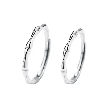 Modern Miracle 999 Fine Silver Ring Pair Unisex