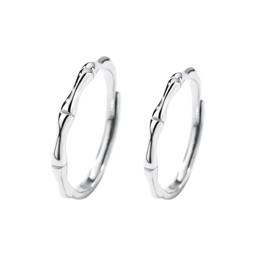 Modern Miracle 999 Fine Silver Ring Pair Unisex