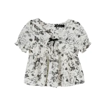 Adeworn Shirts Women's Ink Wash Print