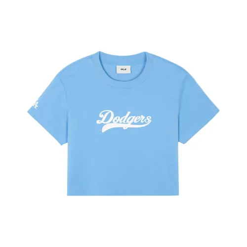 MLB Los Angeles Dodgers Varsity T Shirt Women's Blue