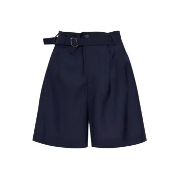 Jacquemus Pleated Belted Shorts