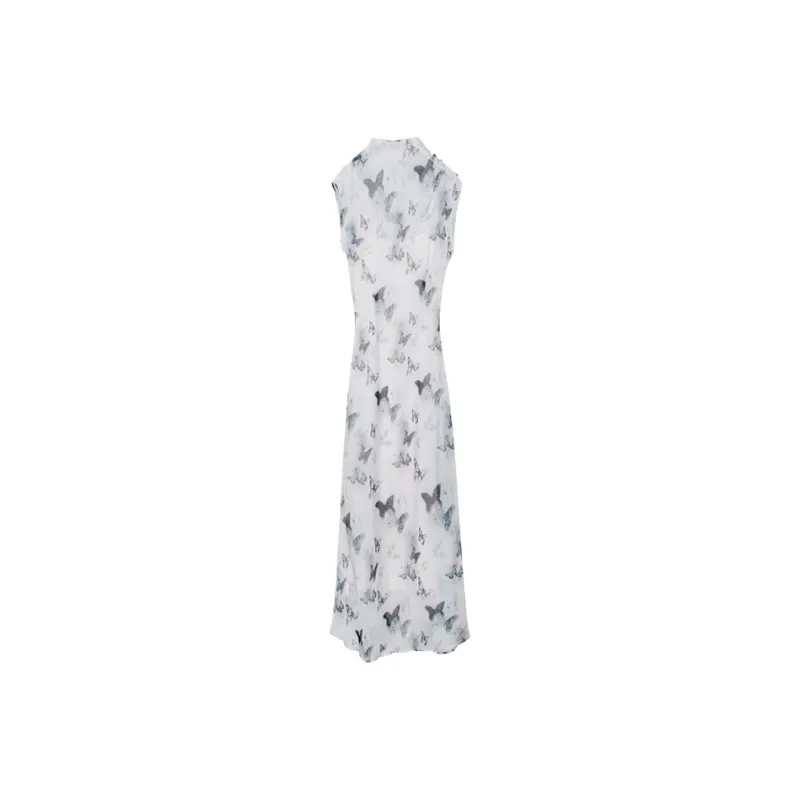 TOUCH MISS Sleeveless Dress Women's White-1
