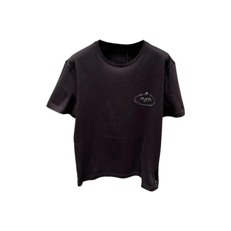 PRADA T Shirts Men Black-0