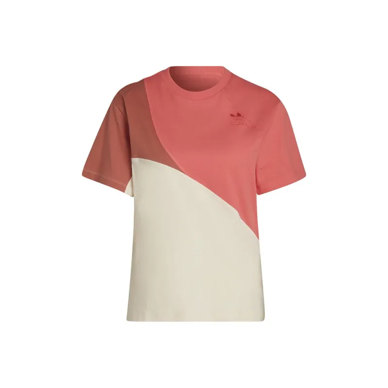 Adidas T Shirt Women's White Pink-0