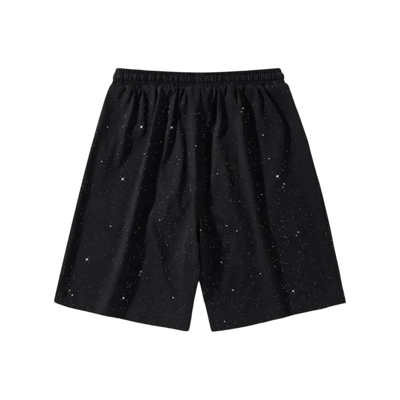 KSEK Casual Shorts Unisex Black-1