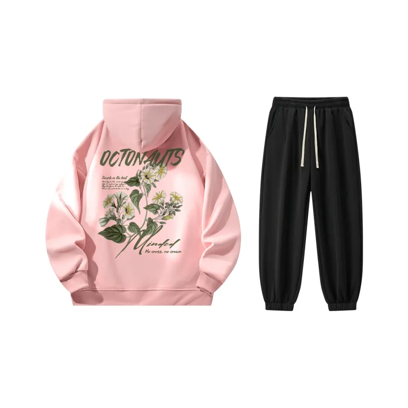 Small Columns Under The Sea Sweatshirt Set Unisex-4