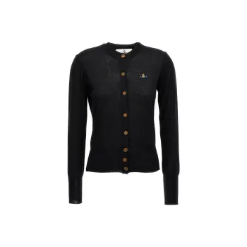 Vivienne Westwood Orb Embroidered Knit Cardigan