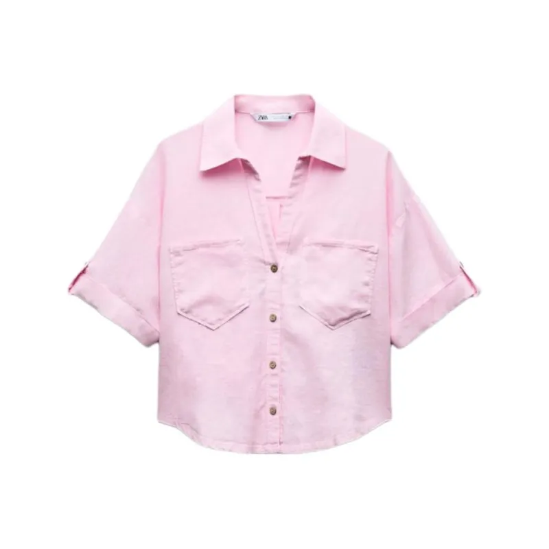 ZARA Shirts Women's Pink-0