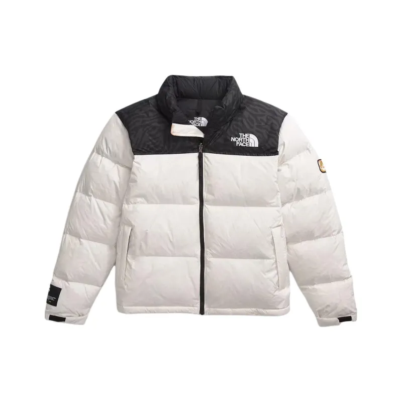 THE NORTH FACE Nuptse1996 Collection FW24 Plus Retro Jackets Coats Women's White Sand Dune/Black-0