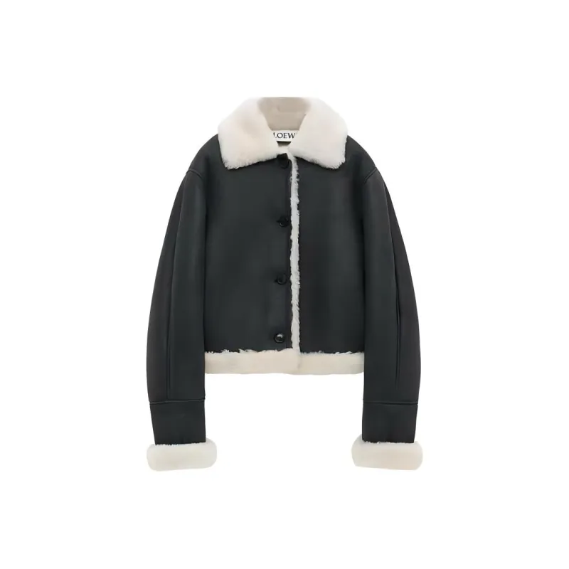 LOEWE Long Sleeved Button Up Jacket-0