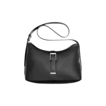 ZARA Polyurethane Crossbody Bag Men's Black