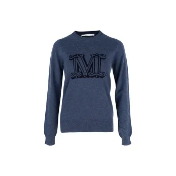 MaxMara Loose Fit Sweater Women's Blue