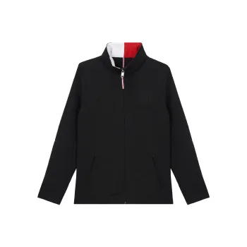 Tommy Hilfiger Belted Hilfiger Yacht Jacket Jackets Dark Sable Jackets & Coats Women's Black