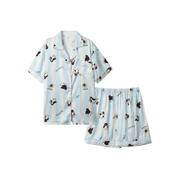 XIAFENYAN Pajama Set Women's Blue