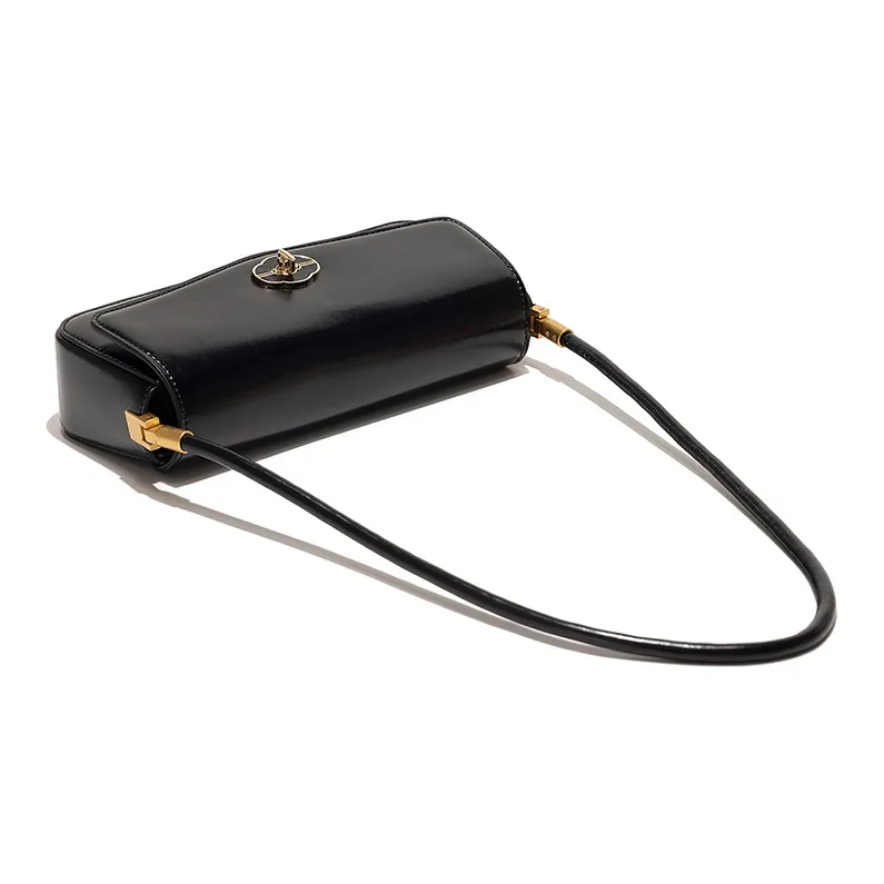 Vigno Synthetic Leather Shoulder Bag Women's White/Chili Sauce/Red/Black-11