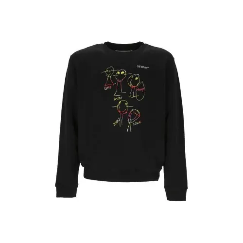 OFF WHITE Graphic print Cotton Sweatshirt
