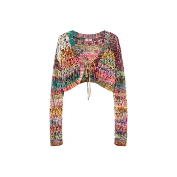 CHUU Knitwear Women's Rainbow Stripes