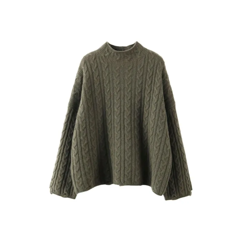 MAIGRE SIMHAT Cashmere Sweater Women's Umber-0