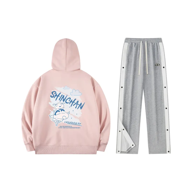 Crayon Shinchan Sweatshirt Set Unisex-42