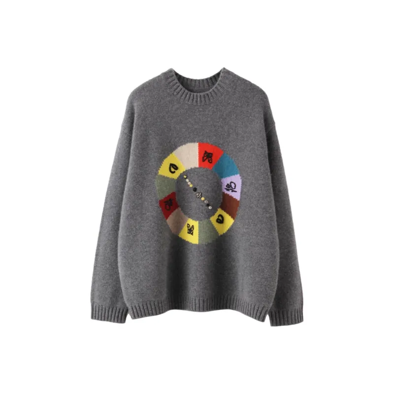 MAIGRE SIMHAT Cashmere Sweater Women's Dark Gray-0