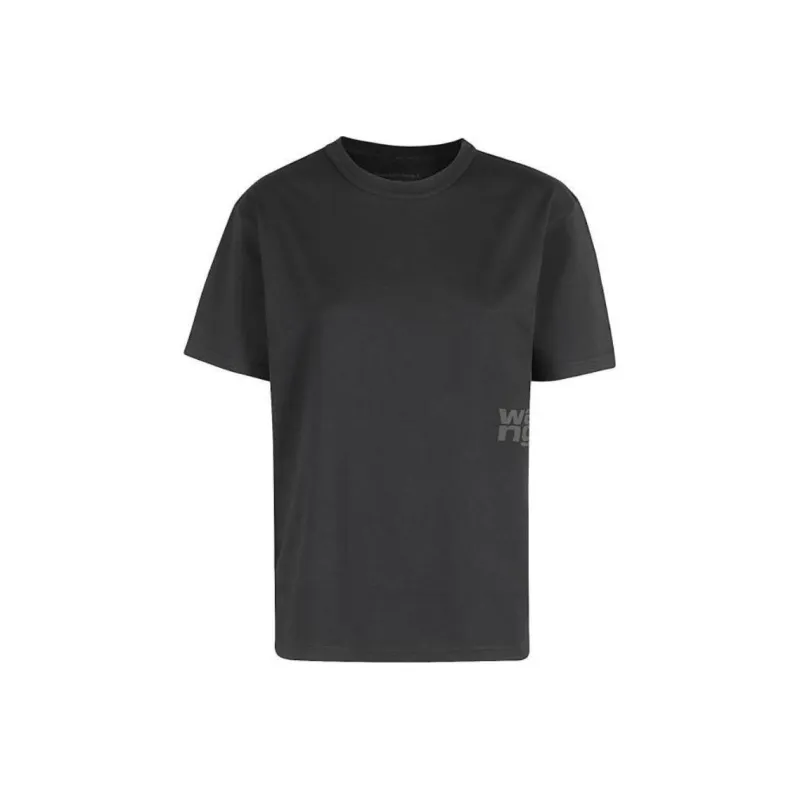 Alexander Wang Puff Logo Jersey T Shirt-0