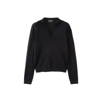 Loro Piana Sorbonne Polo Shirt Polo Shirt Women's Black