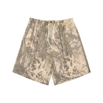 SIMPLE RIMLESS/SRME Basketball Shorts Unisex Antumn Leaves Yellow