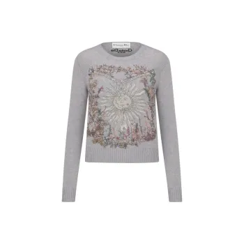 DIOR Cashmere Sweater Women's Gray