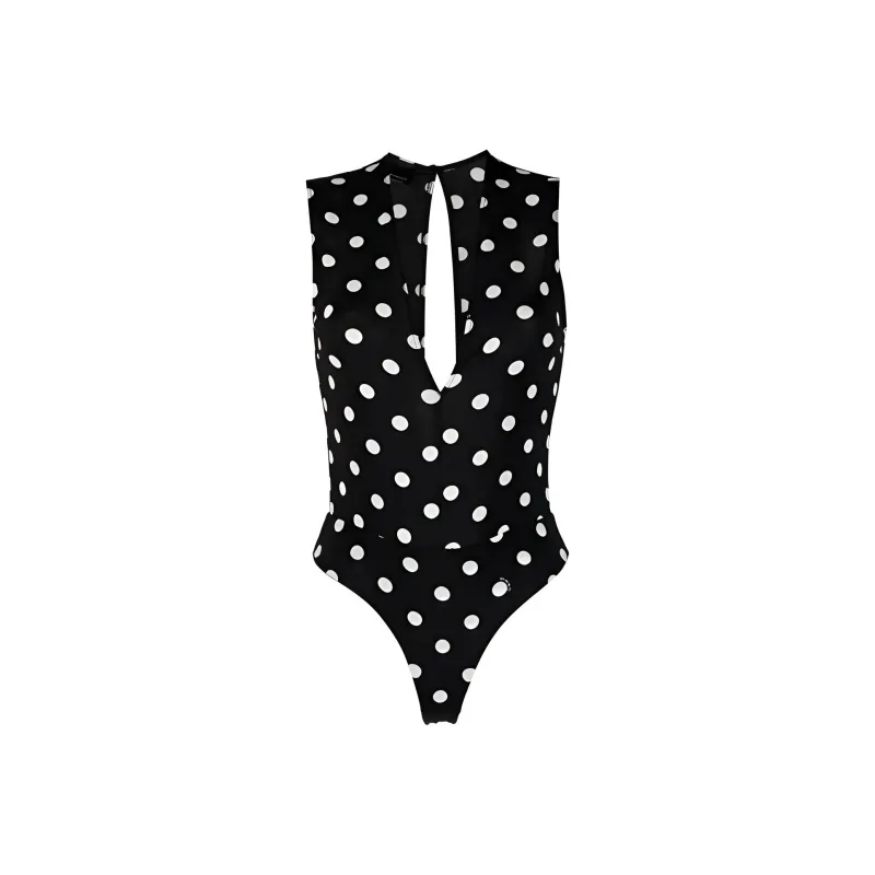 PINKO Polka Dot Bodysuit-0