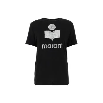 ISABEL MARANT Logo Printed Crewneck T Shirt