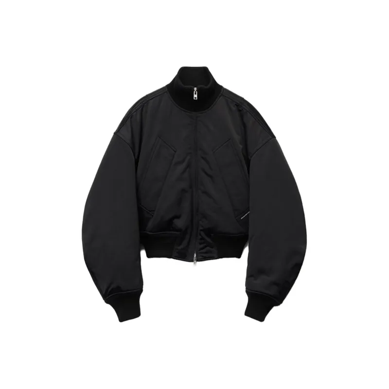 Alexander Wang High Shine Padded Bomber Jacket-0