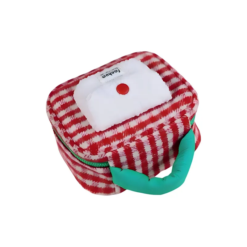 ALOENEY Polyester Storage Bag Women's Red-3