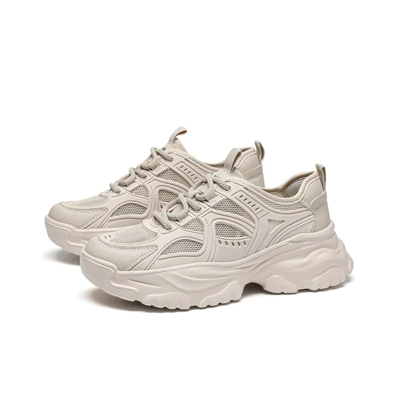 ZHR Wheat Cushioning, Breathable, Lightweight Coverage Low Top Chunky Sneakers Women's-6